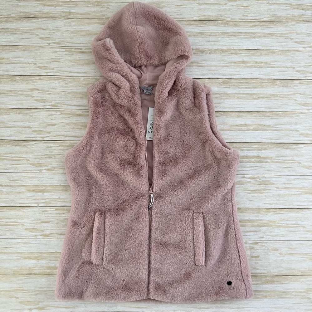 Gaiam bunny fur jacket